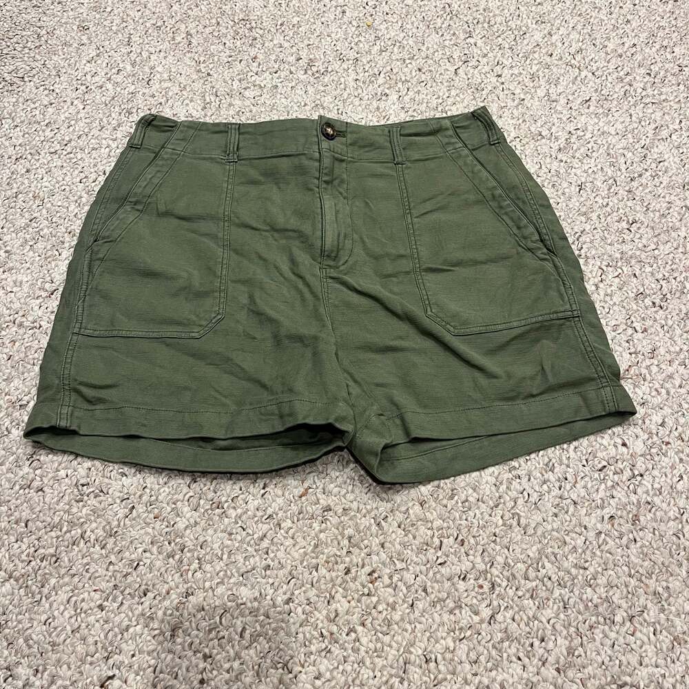 Faherty Stretch Surplus Shorts 31 Green Gorpcore Utility Casual Outdoor